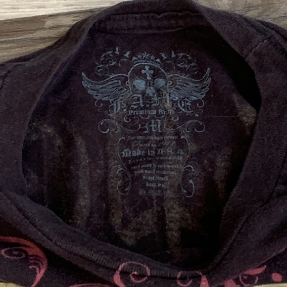 Respect Is Earned Not Given Skull Design Fame Ltd Shirt M Medium Vintage Shirt - Picture 5 of 8